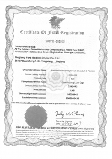 Certificate of FDA Registration